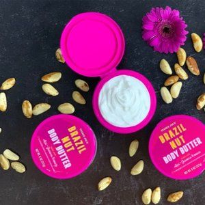 Trader Joe's 3 BRAZIL NUT BODY BUTTER açaí guarana Brazilian Bum Cream caffeine